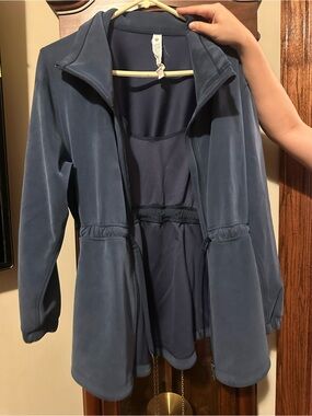 lululemon athletica Navy Blue Zip-Up Jacket